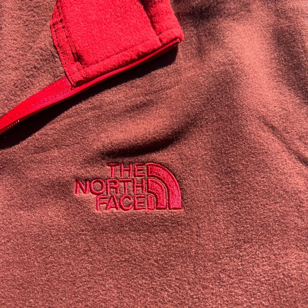The North Face Fleece  Cherry Stain Brown Mens Top XL